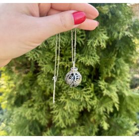 Különleges angyalhívó obszidián gyönggyel 