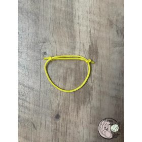 Citromsárga fonal karkötő