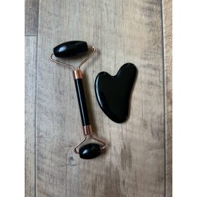 Obszidián gua sha + arcroller
