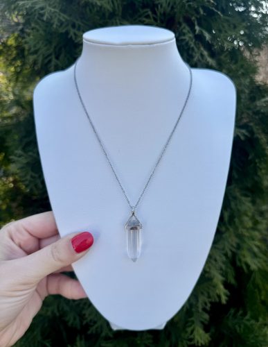 Nyaklánc hegyikristály csúcs medállal