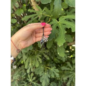 Nyaklánc pentagrammal és turmalin porral