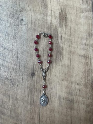 Piros rózsafüzér (kicsi)