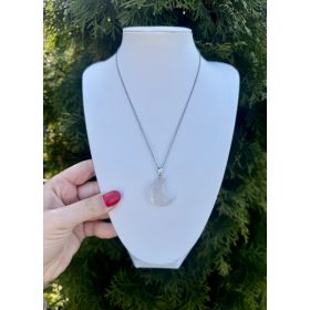 Nyaklánc szelenit hold medállal (nemesacél)